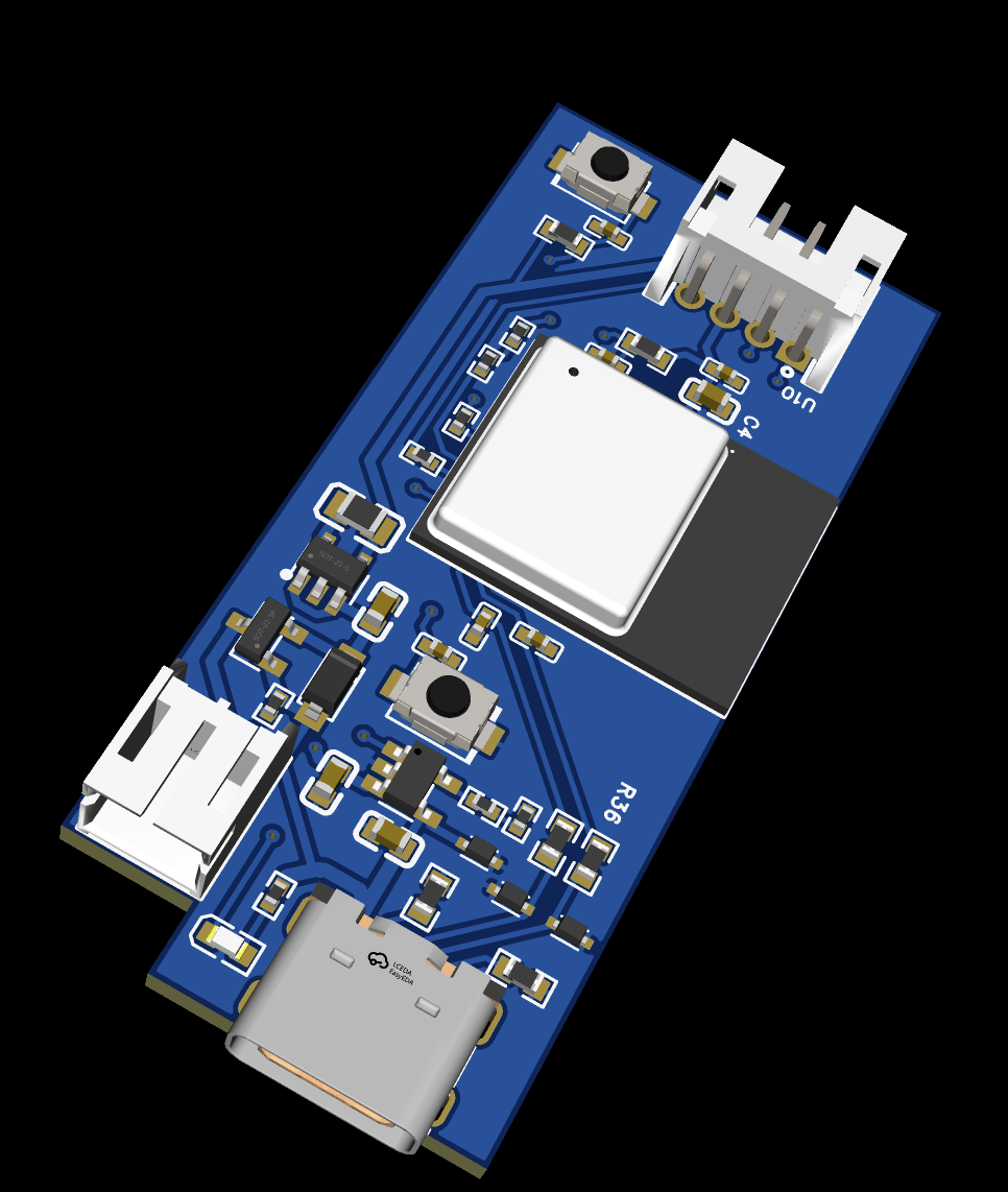 Smart Sleep Mask — Custom ESP32-C3 PCB